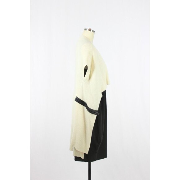 ROBERT RODRIGUEZ Cream Wool Cashmere Knit Zipper Wrap Cardigan Sweater, Size XS - Picture 2 of 16